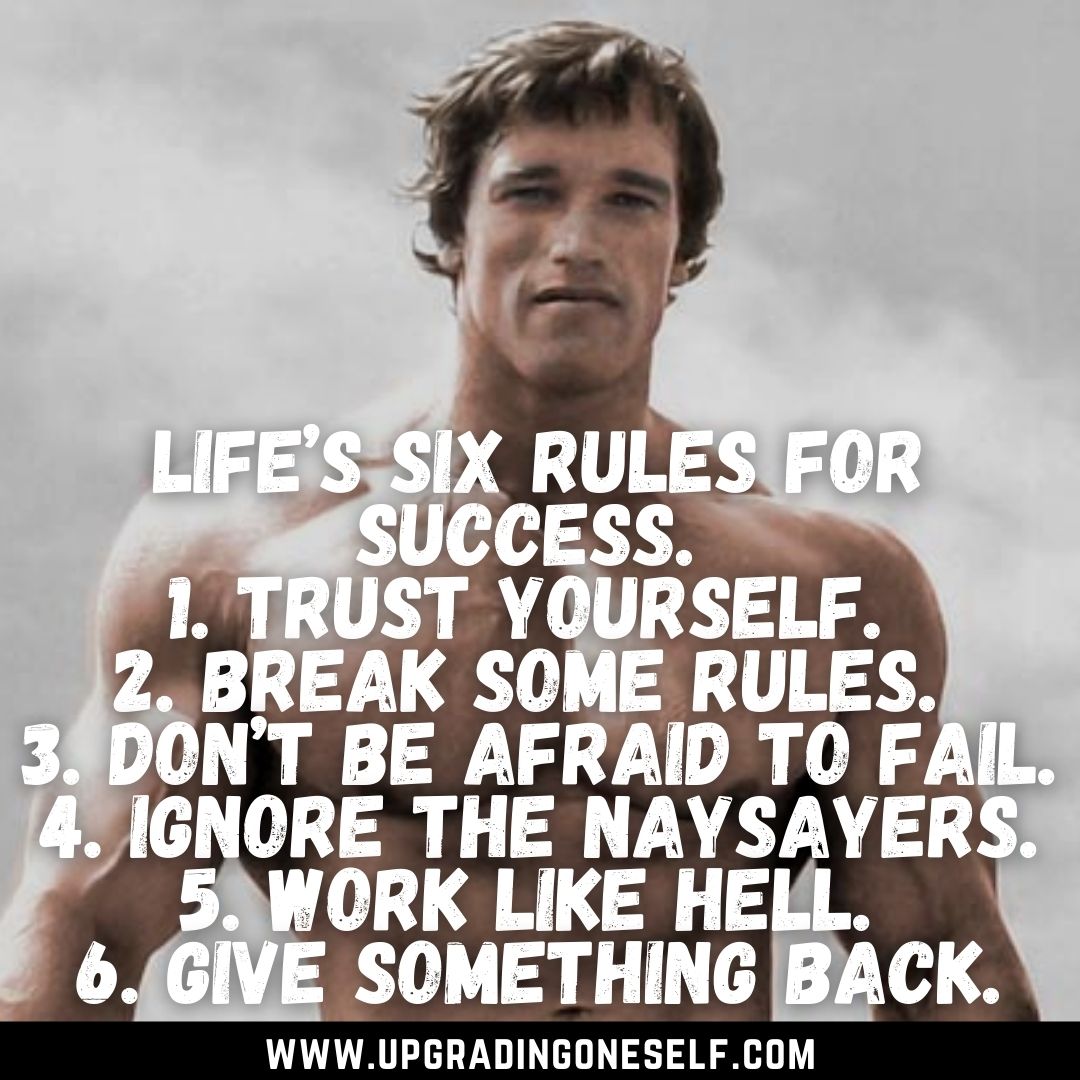 Arnold Schwarzenegger quotes (5) Upgrading Oneself