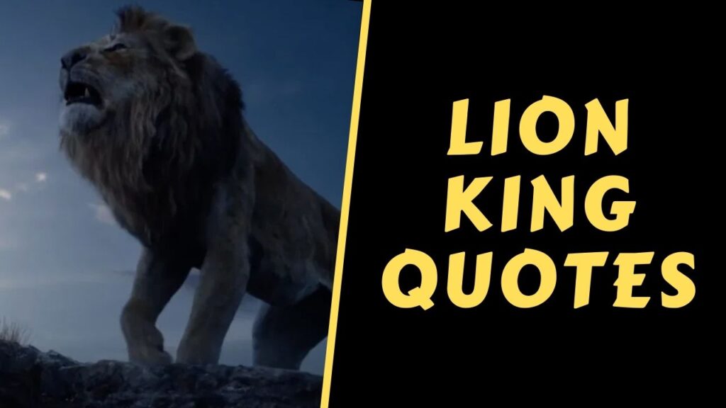 lion king quotes