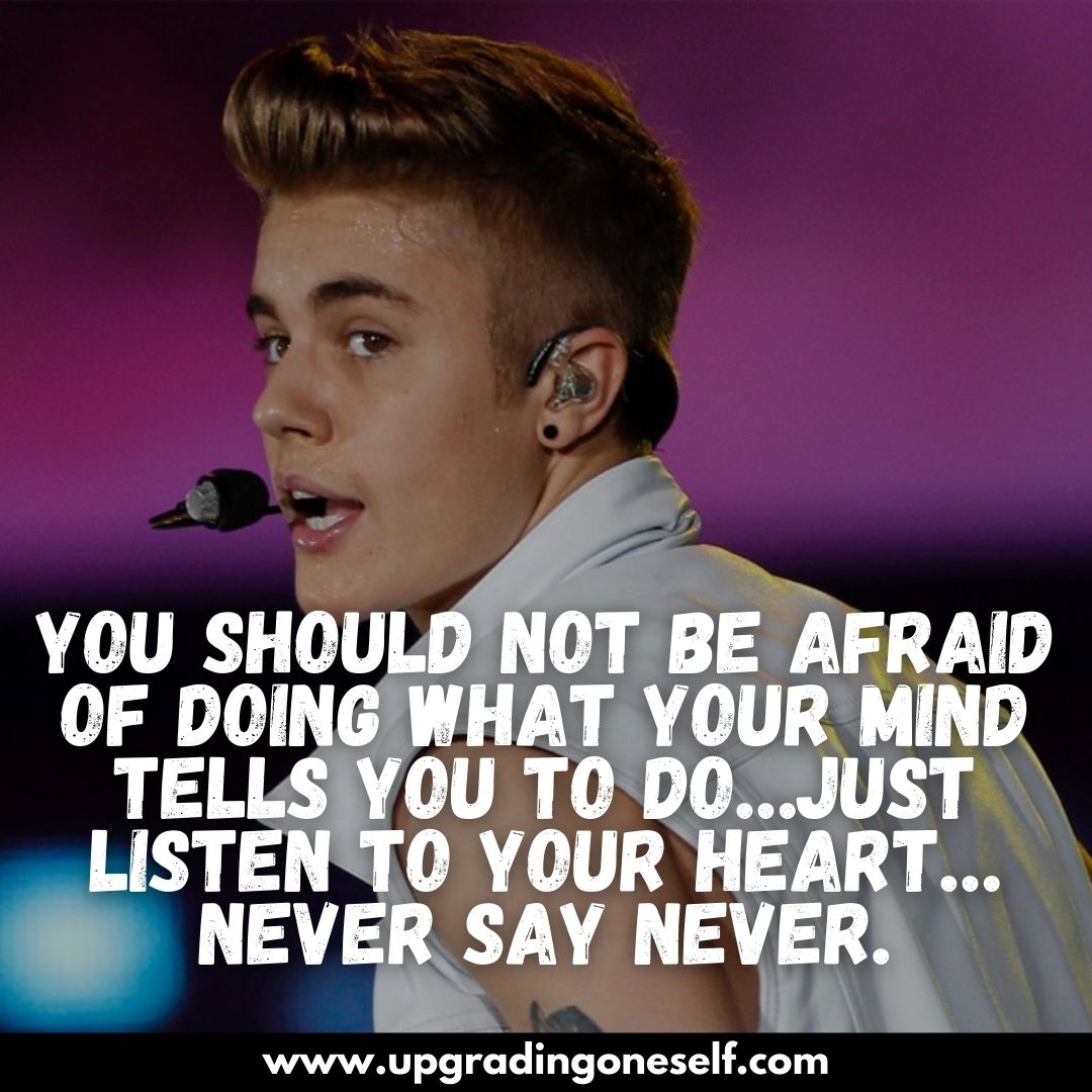 Top 12 Quotes From Justin Bieber That Will Inspire You