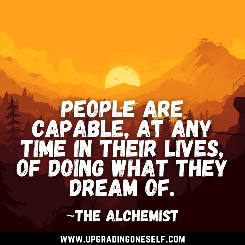 Top 30 Inspirational Quotes From The Alchemist Book To Change Your Life
