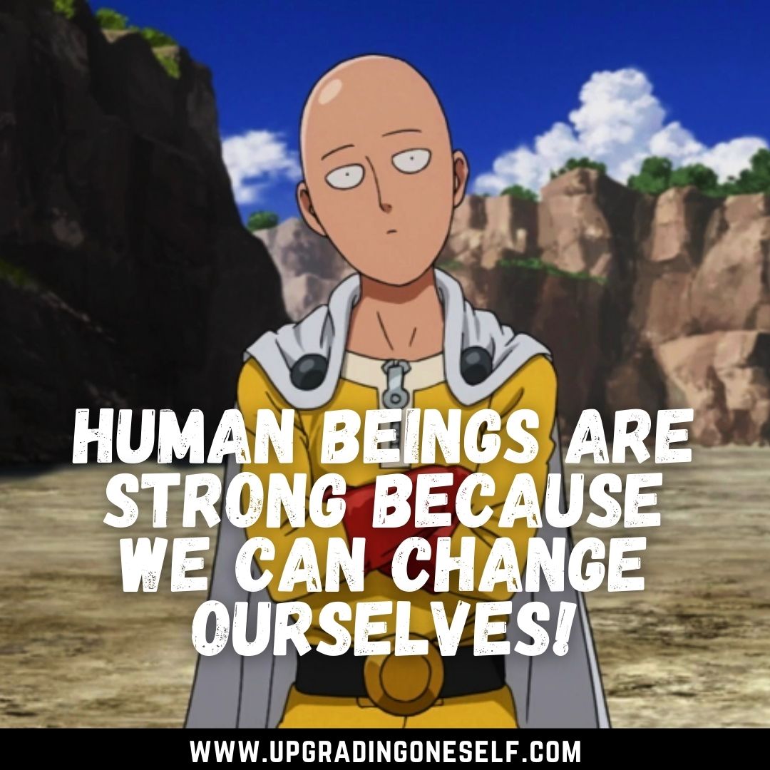 Top 15 MotivationBooster Quotes From One Punch Man Series