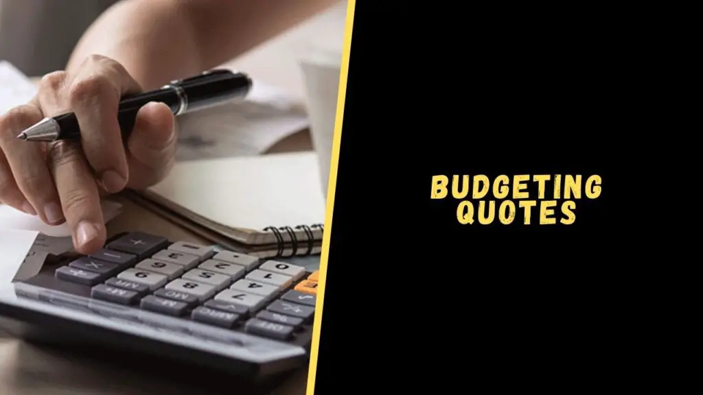 Budgeting quotes