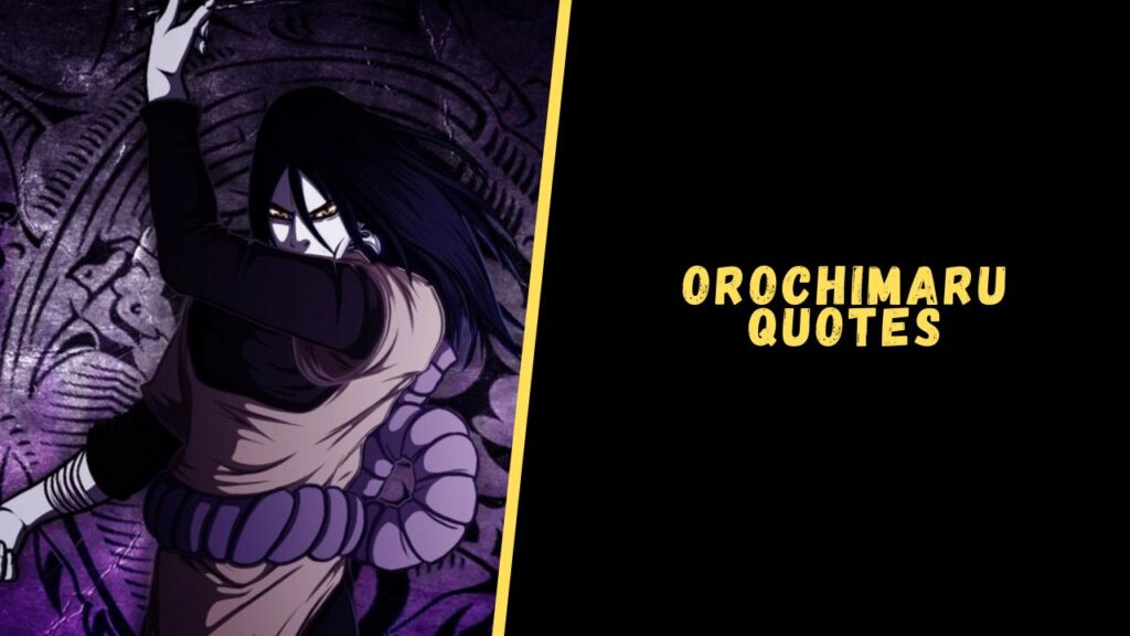 orochimaru quotes