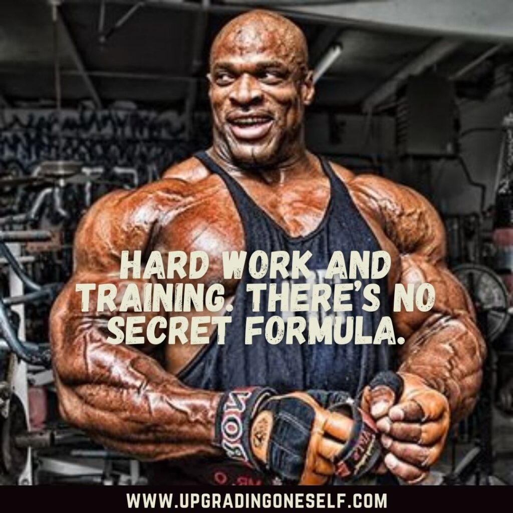 Motivation strategies from Ronnie Coleman