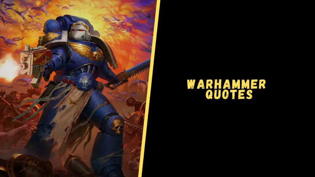 Warhammer 40k quotes
