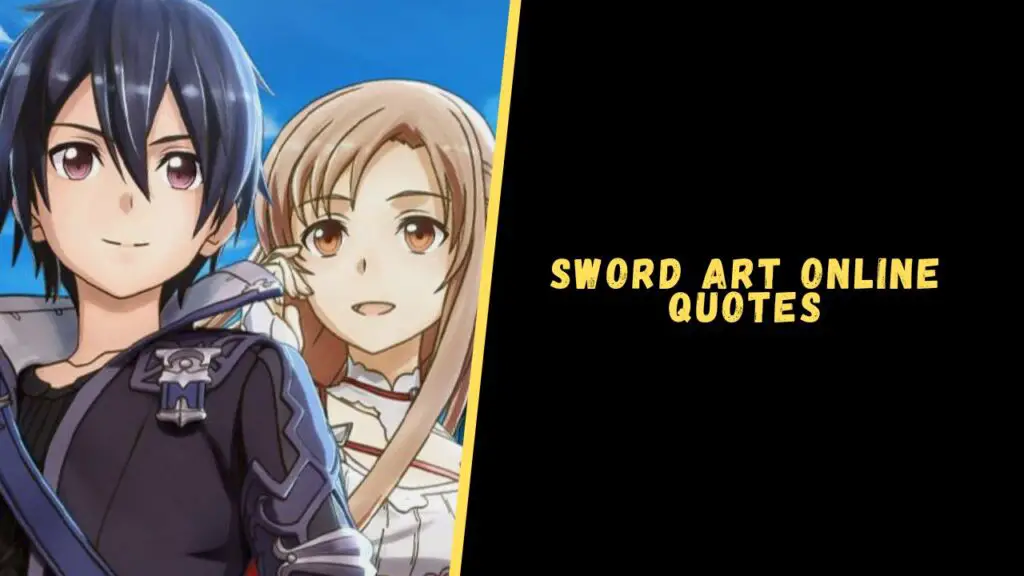 sword art online quotes